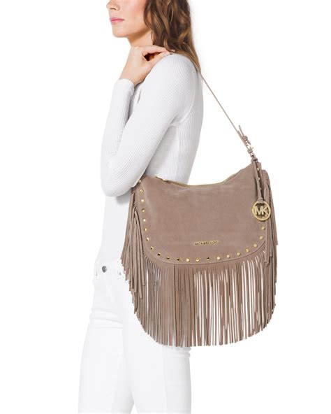 crocheted bags with fring by michael kors|Fringe Bags Michael Kors .